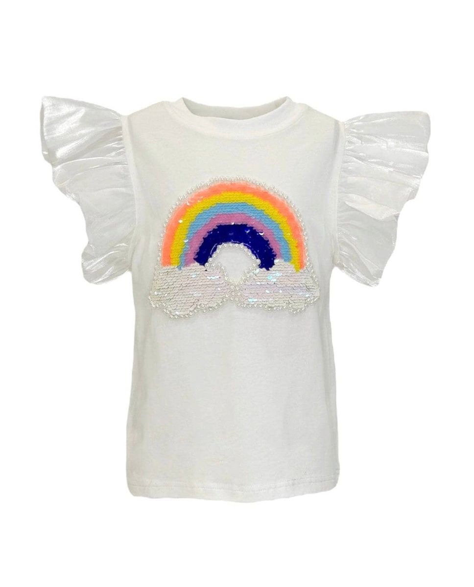 Rainbow Ruffle Tee