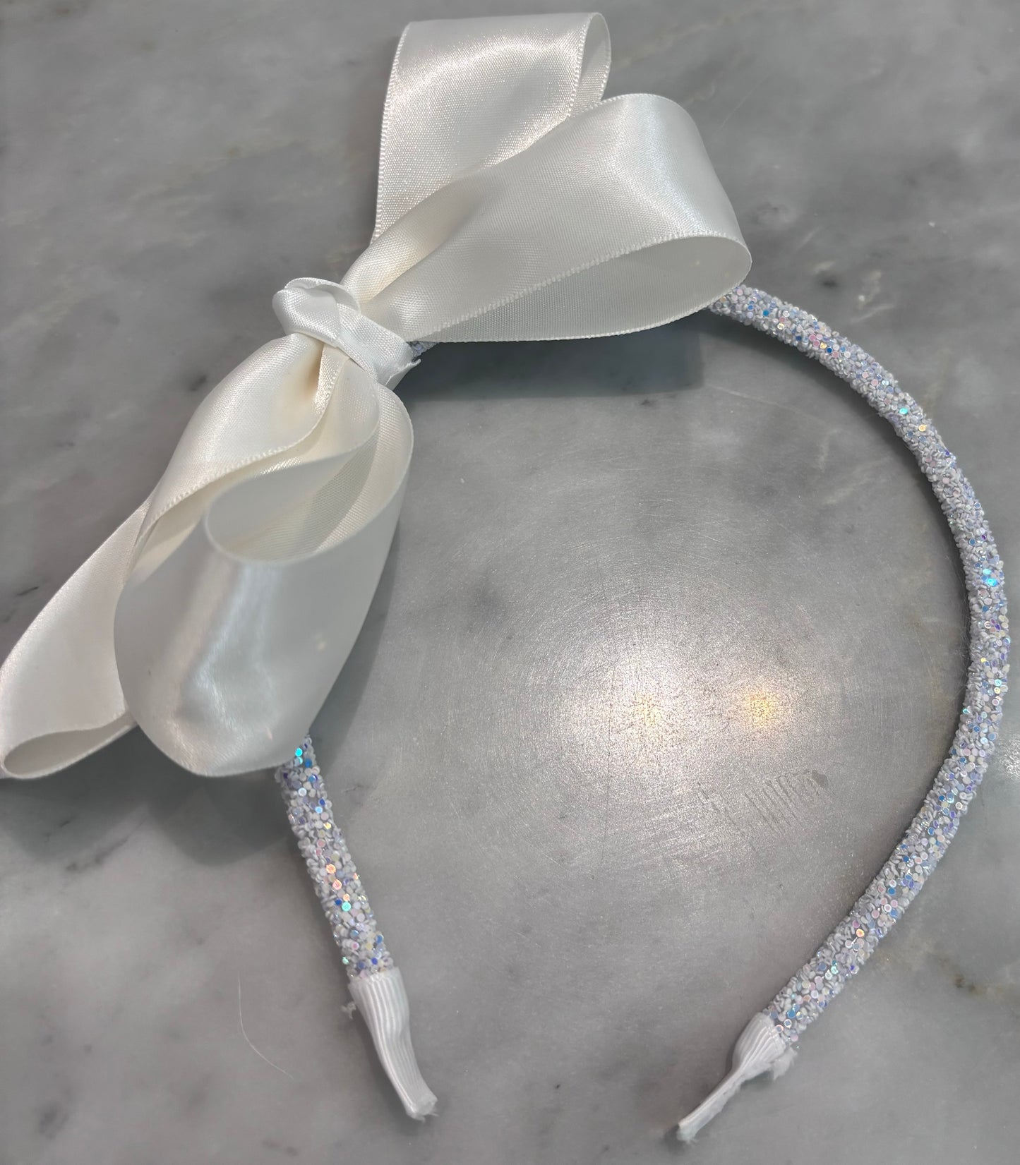 SILK BOW HEADBAND