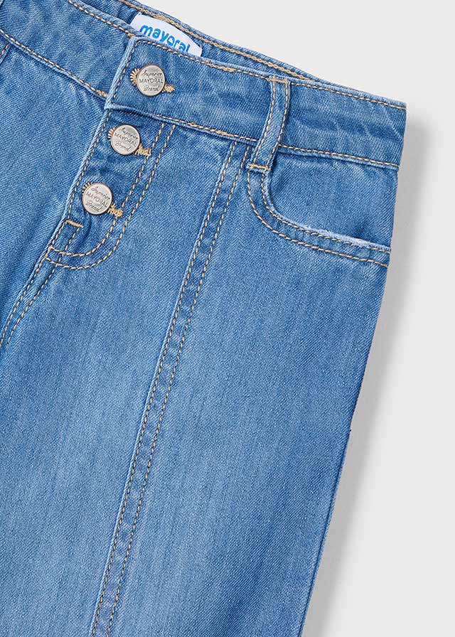 MAYORAL: GIRLS DENIM ANKLE JEANS