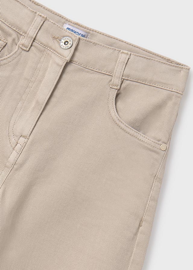 MAYORAL: GIRLS TWILL TROUSERS