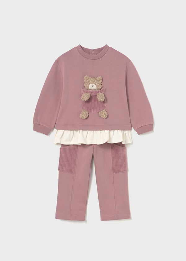 MAYORAL: BABY 2-PIECE TEDDY BEAR SET