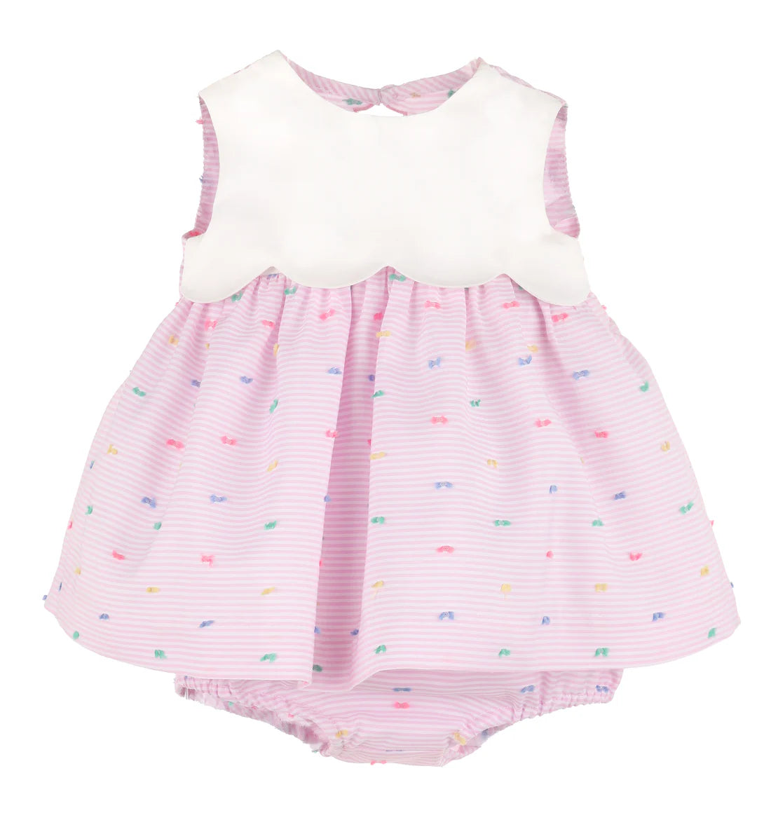 SOPHIE & LUCAS : PLUMETTI PARTY SCALLOP DRESS