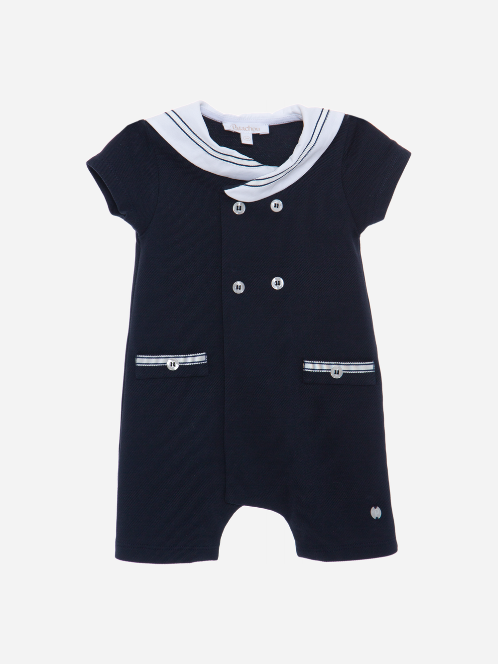 Patachou Baby Boy Sailor Romper 360