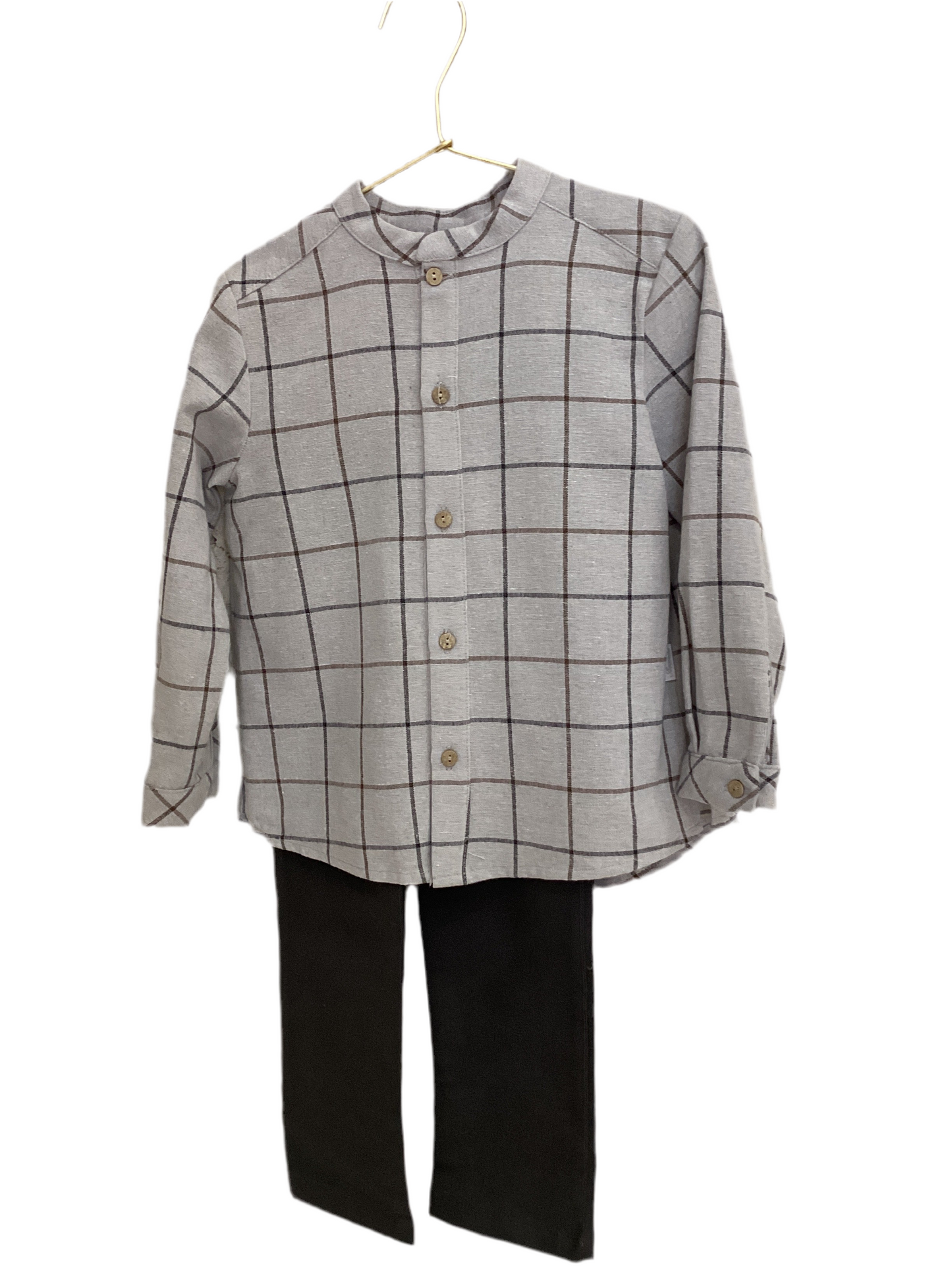 MARTIN ARANDA: set shirt & pants glace