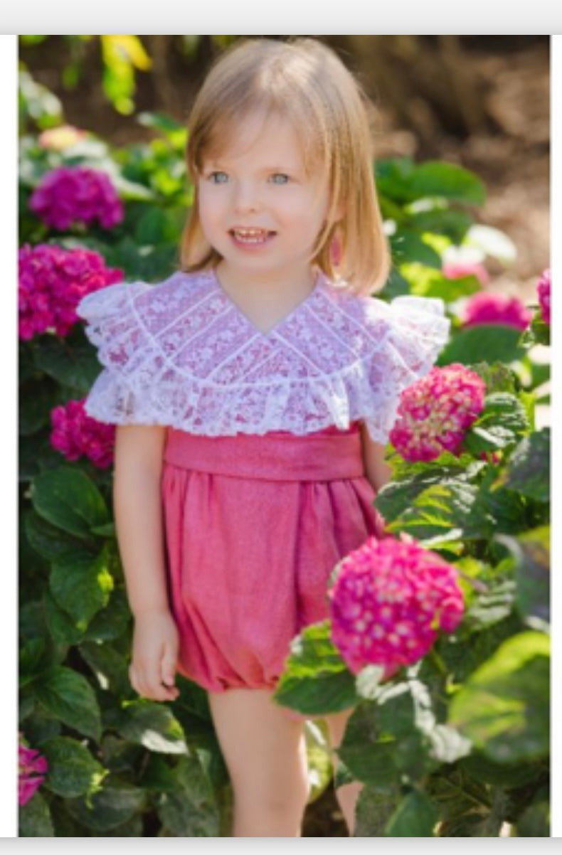 RASPBERRY ROMPER
