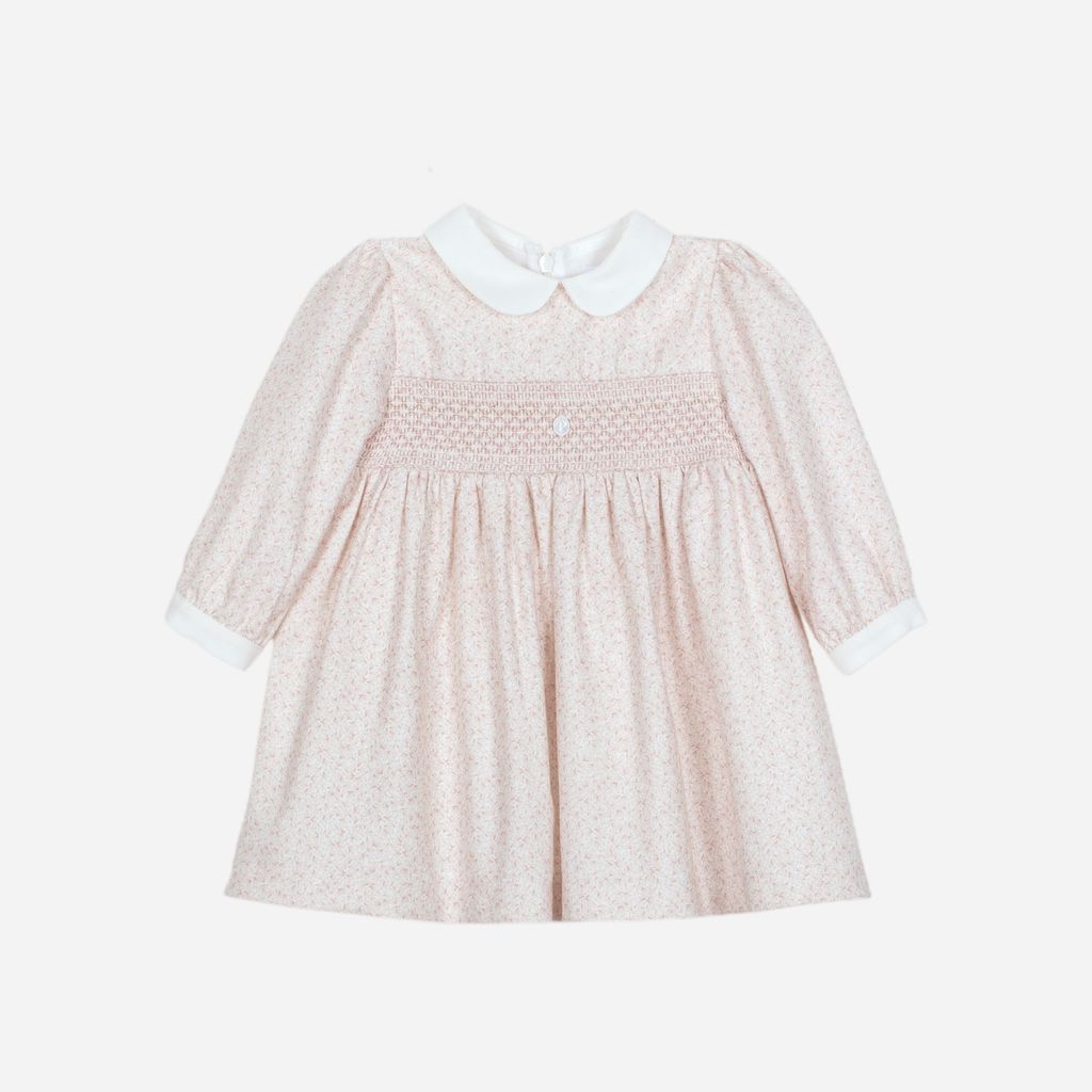 PATACHOU: PINK LEAF DRESS