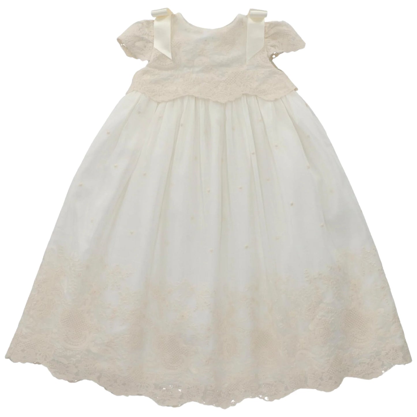 MARTIN ARANDA: IVORY BAPTISMAL DRESS
