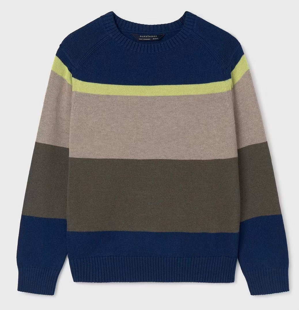 MAYORAL: Color block jersey top