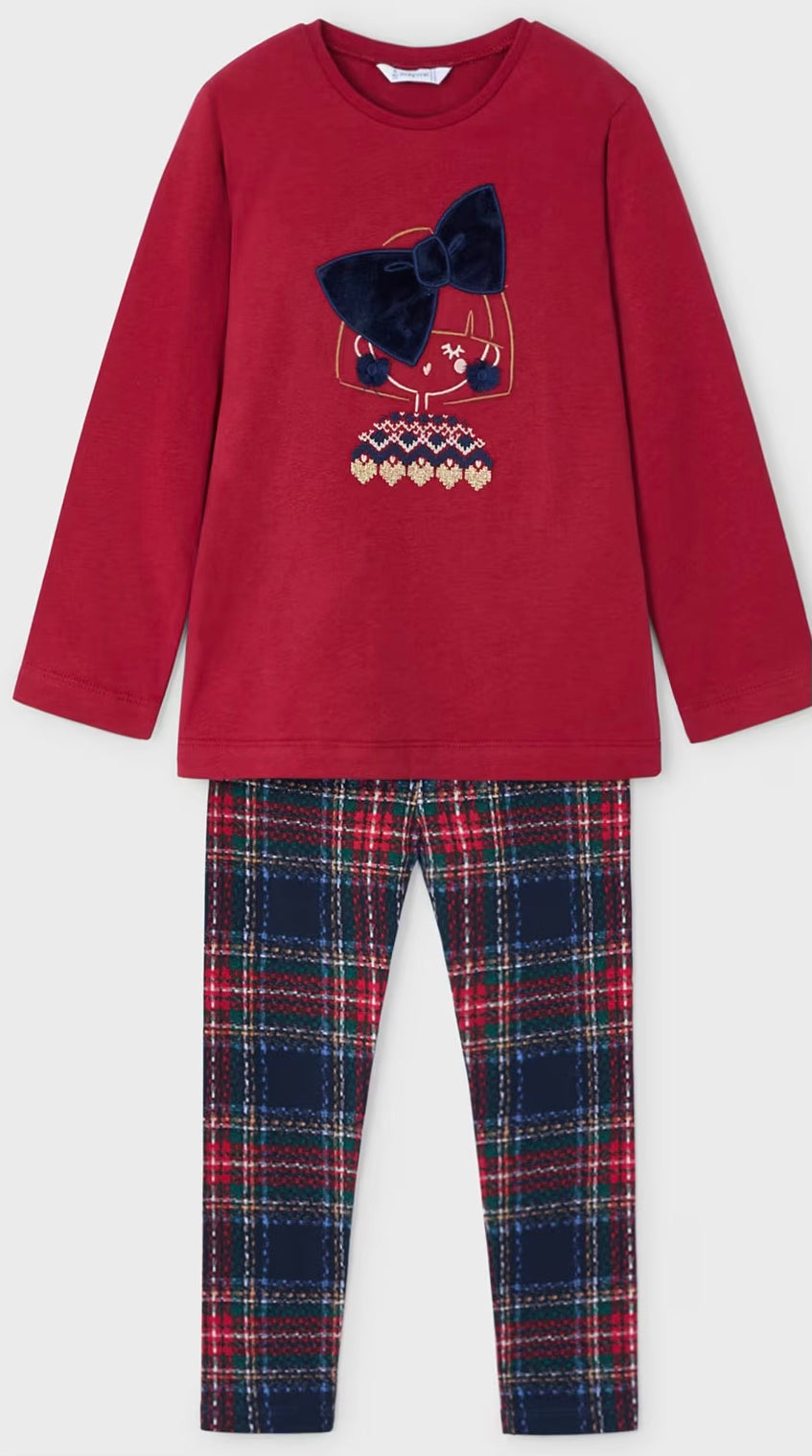 MAYORAL: SHIRT AND LEGGINGS SET