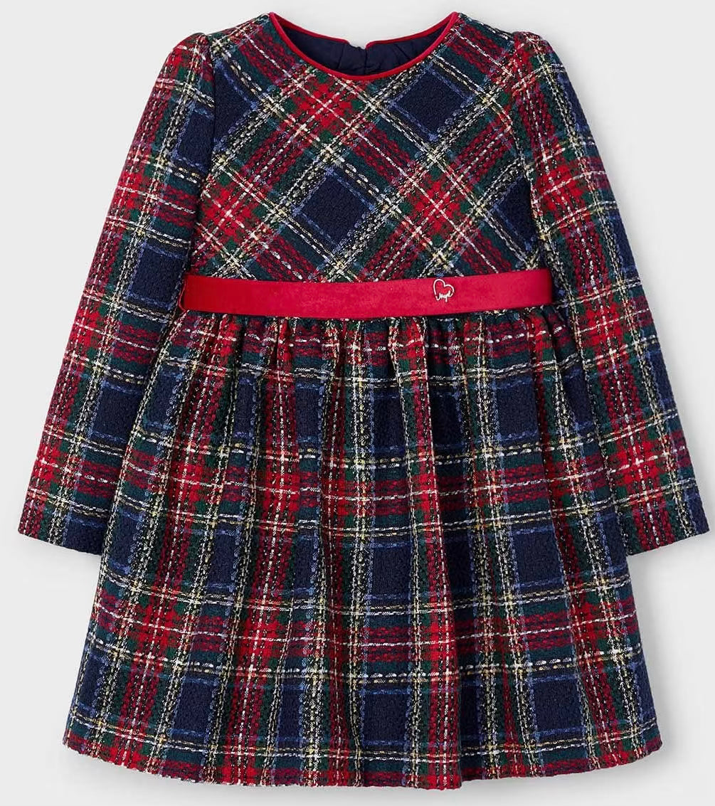 MAYORAL: PLAID DRESS