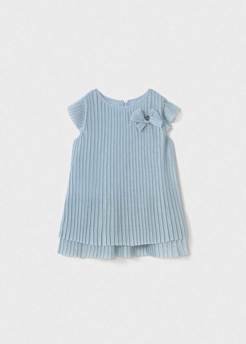 MAYORAL: CIELO BABY PLEATED TULLE DRESS