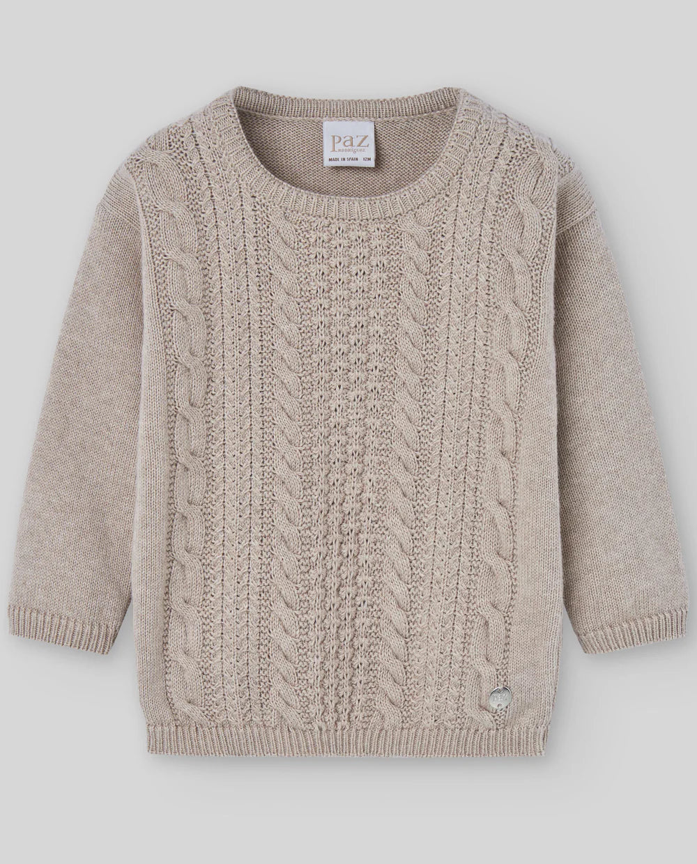 PAZ: NEWBORN KNIT PULLOVER “SETITAS”