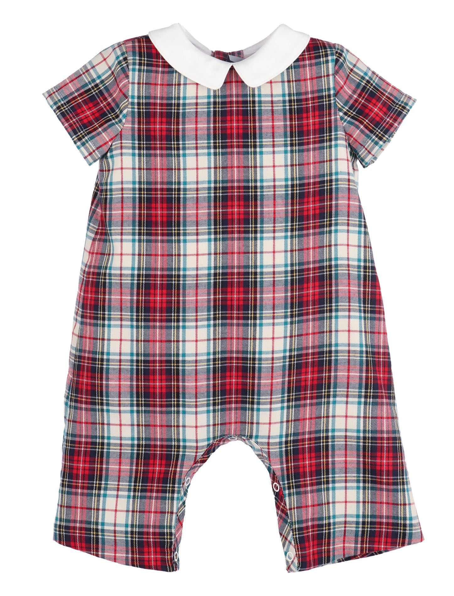 SOPHIE & LUCAS : GINGERBREAD PLAID BOY LONGALL RED