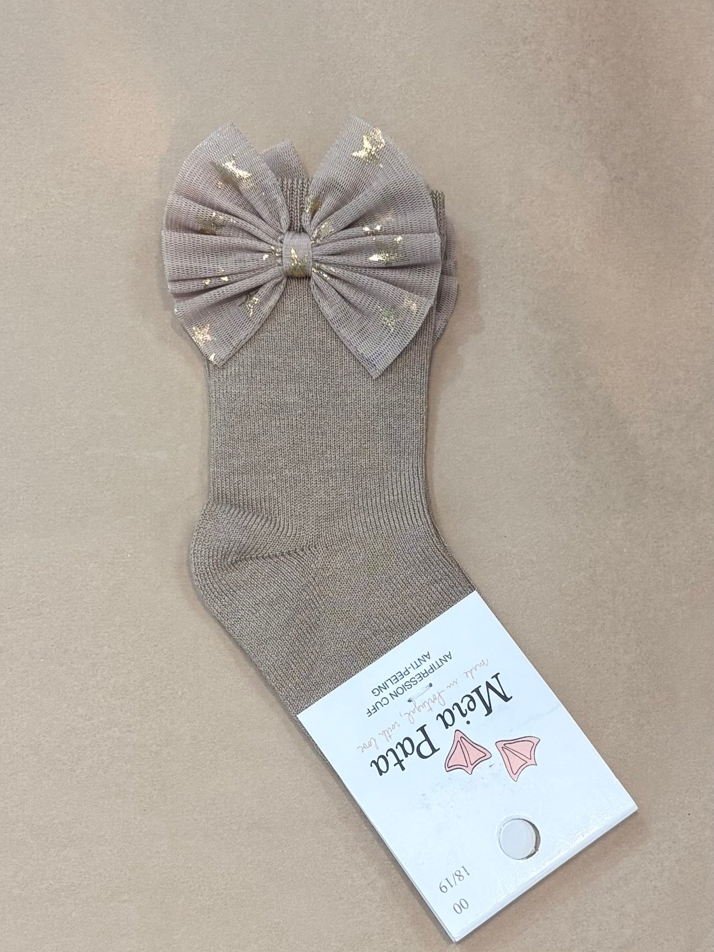 Meia Pata : Kneesocks Tulle w/stars bow