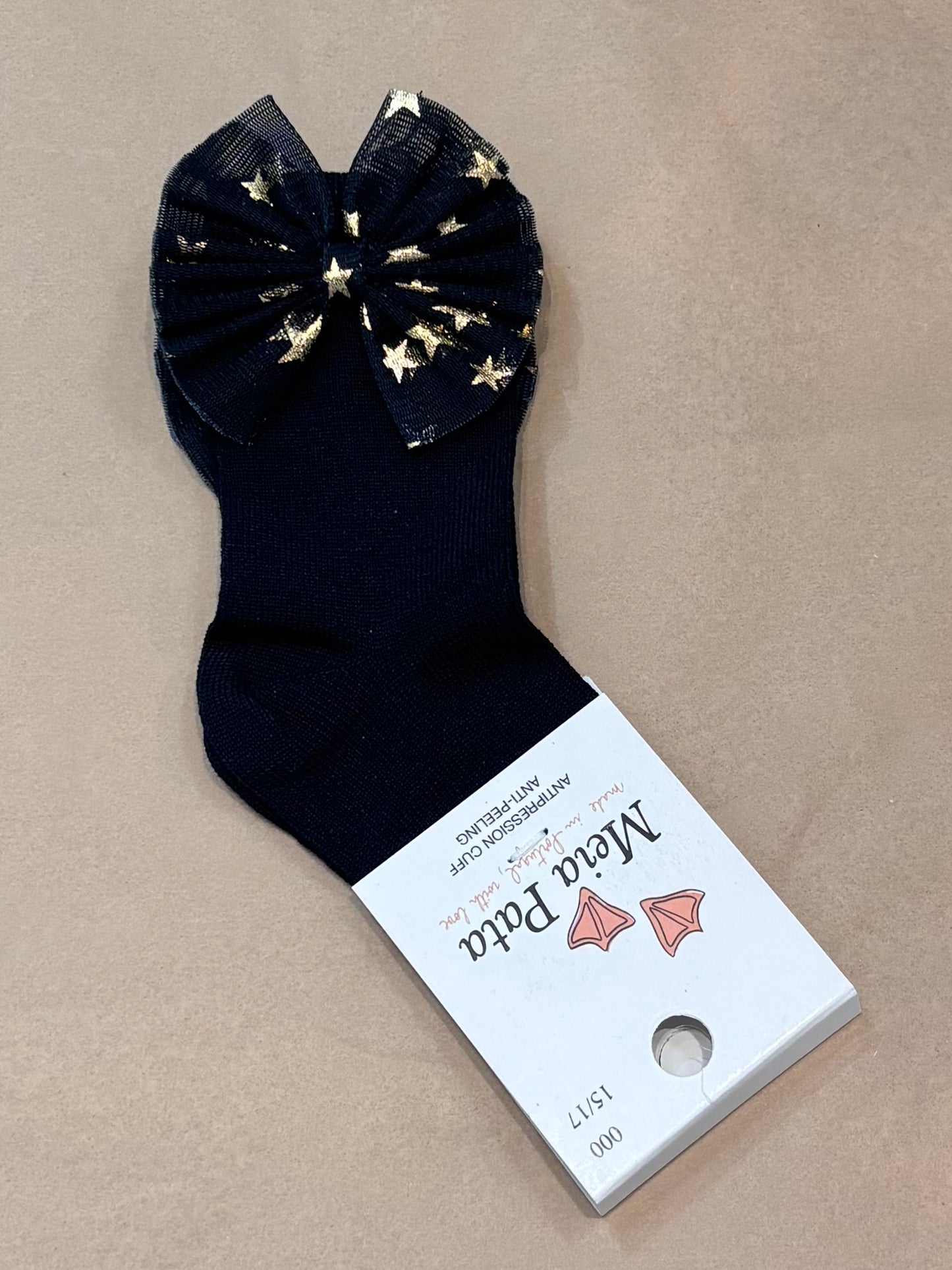Meia Pata : Kneesocks Tulle w/stars bow