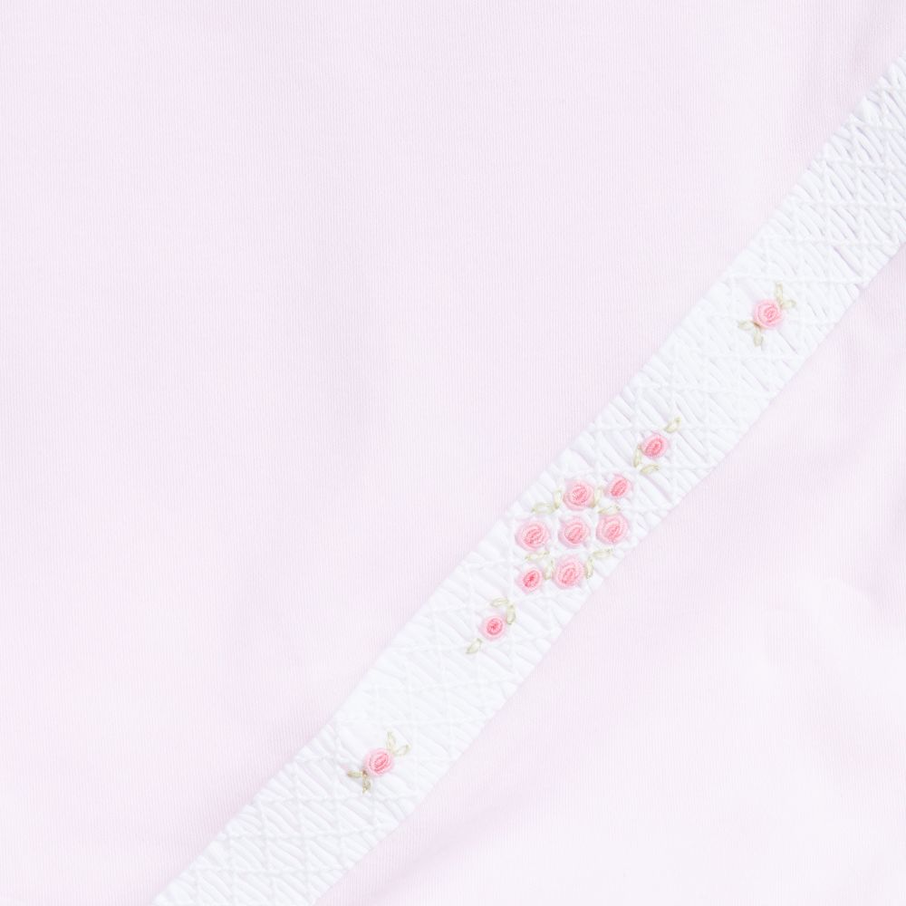 Pink White Blanket