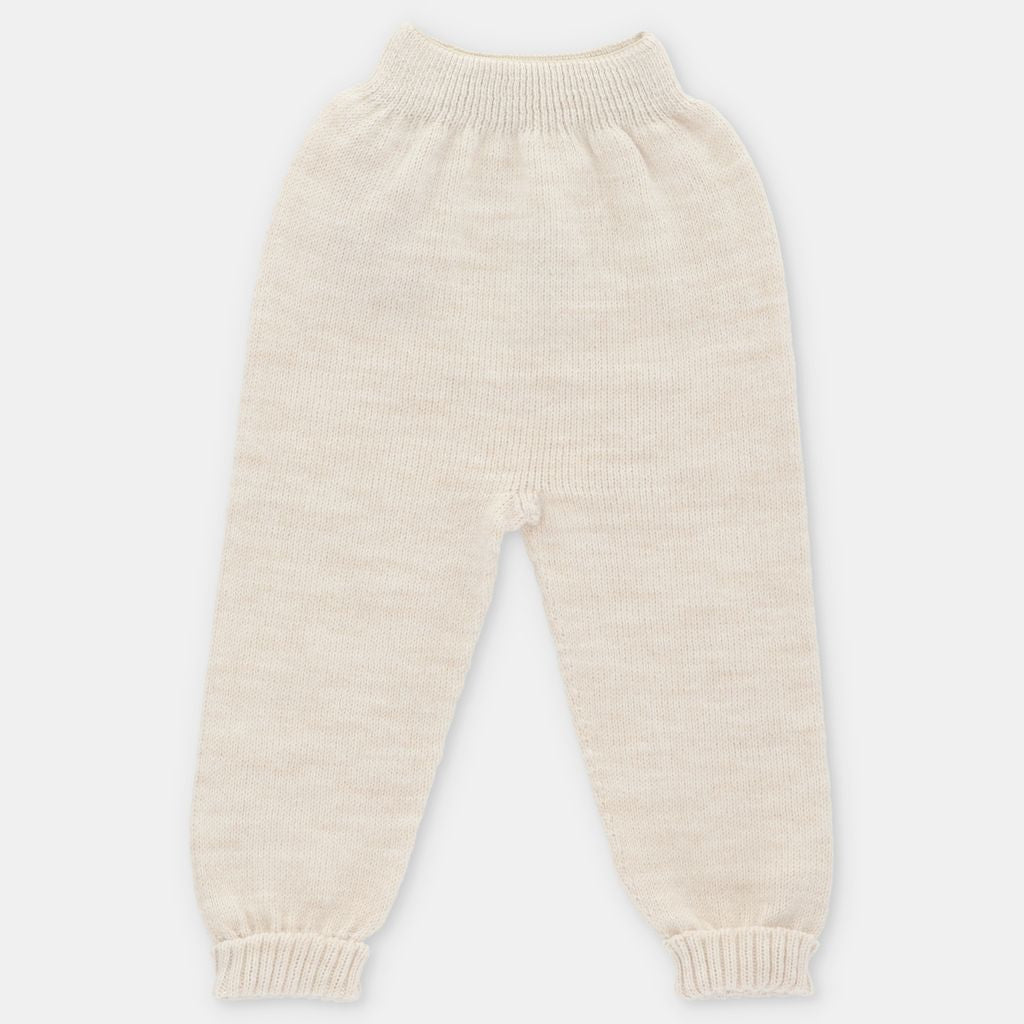 MARTIN ARANDA: DRAYLON BEIGE KNIT PANT