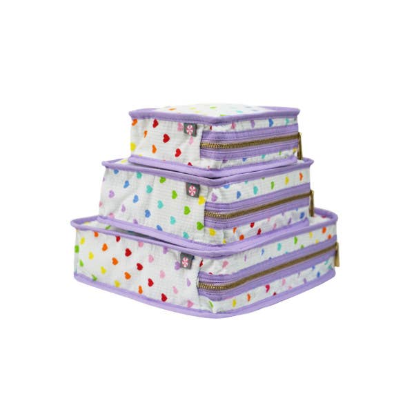 MINT : RAINBOW HEARTS STACKING SET