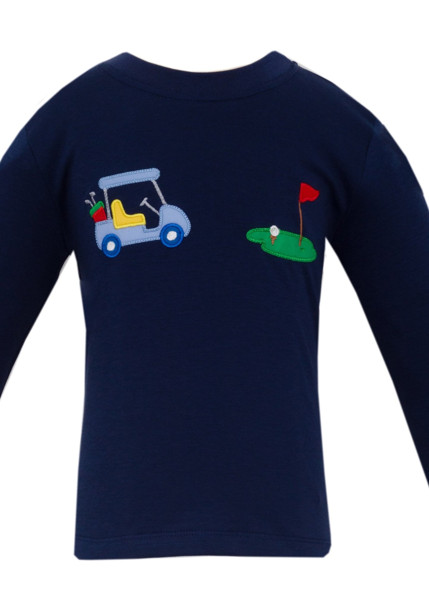 CLAIRE & CHARLIE: GOLF- NAVY BOYS T-SHIRT