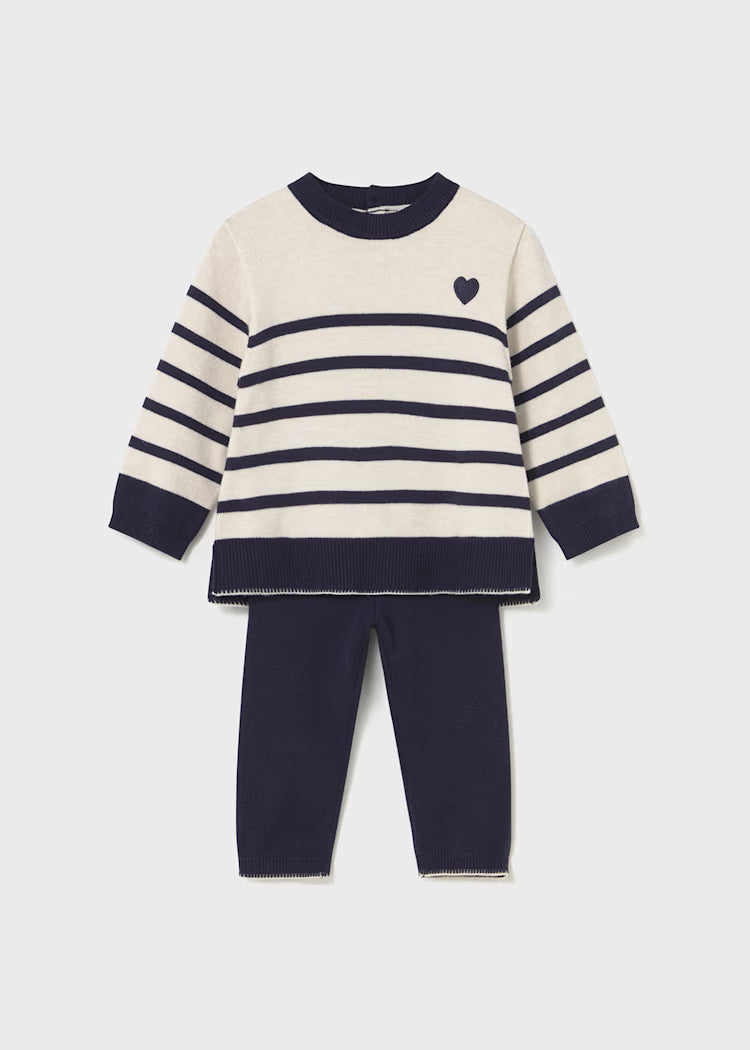 MAYORAL: BABY PANTS AND SWEATER SET