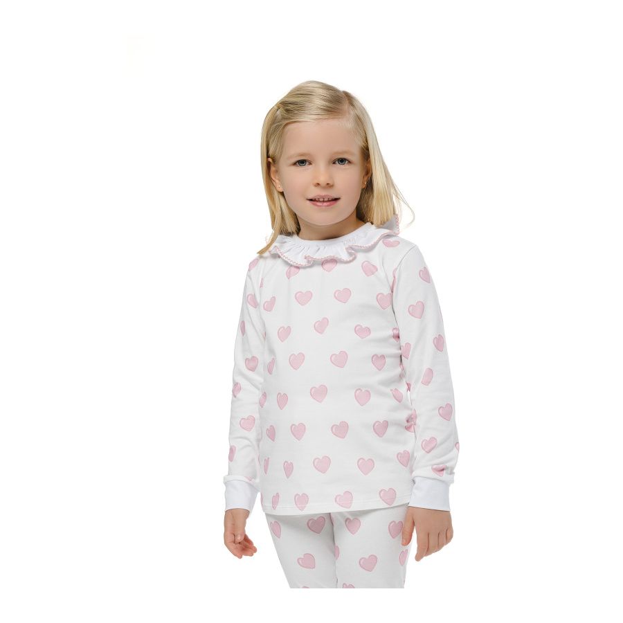 SAL & PIMENTA : HEART WHITE PAJAMAS