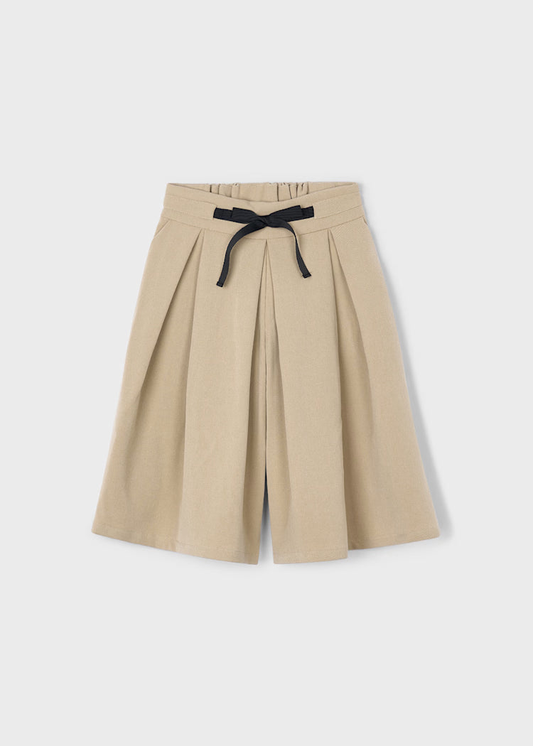 MAYORAL: STRIPED SHIRT AND BEIGE PANT SET