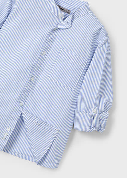 MAYORAL: BOYS BLUE STRIPED SHIRT