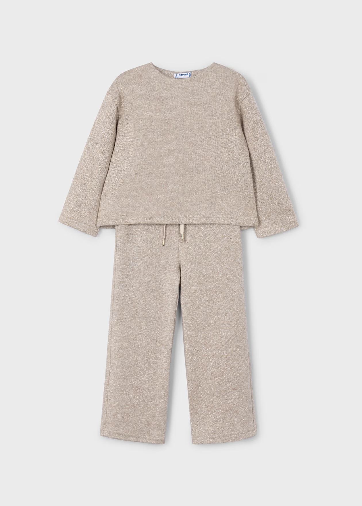 MAYORAL: GIRLS GLITTER PANTS & SWEATER SET