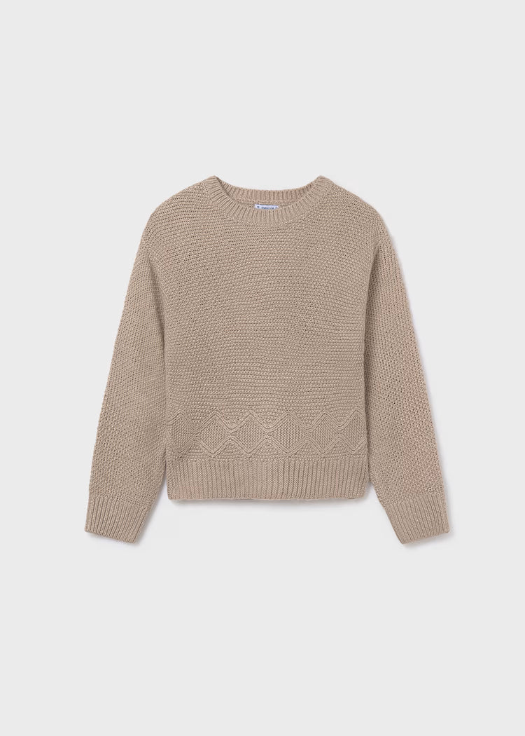 MAYORAL: METALLIC THREAD SWEATER