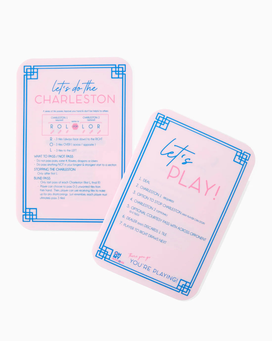 OH MY MAHJONG : LIGHT PINK SHUFFLER