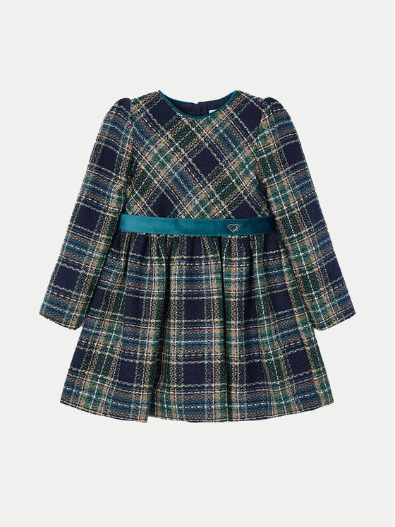 MAYORAL: PLAID DRESS