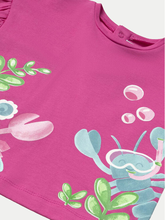 MAYORAL: FUSHIA CRAB PLAY TOP