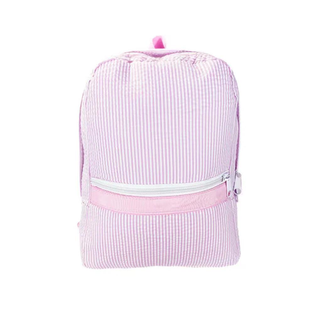 MINT: SEERSUCKER SMALL BACKPACK