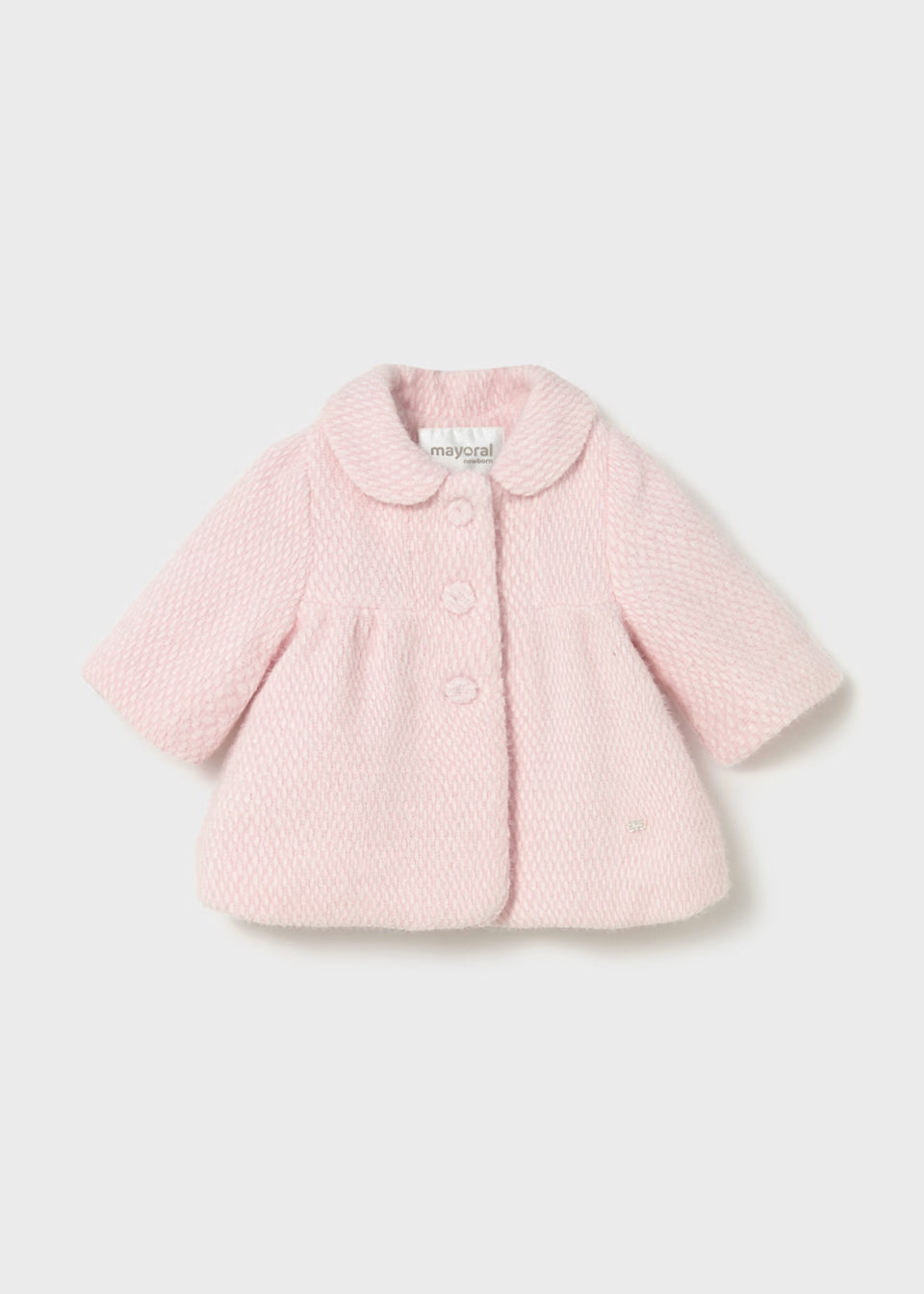 MAYORAL: NEWBORN GIRL TERRY CLOTH COAT
