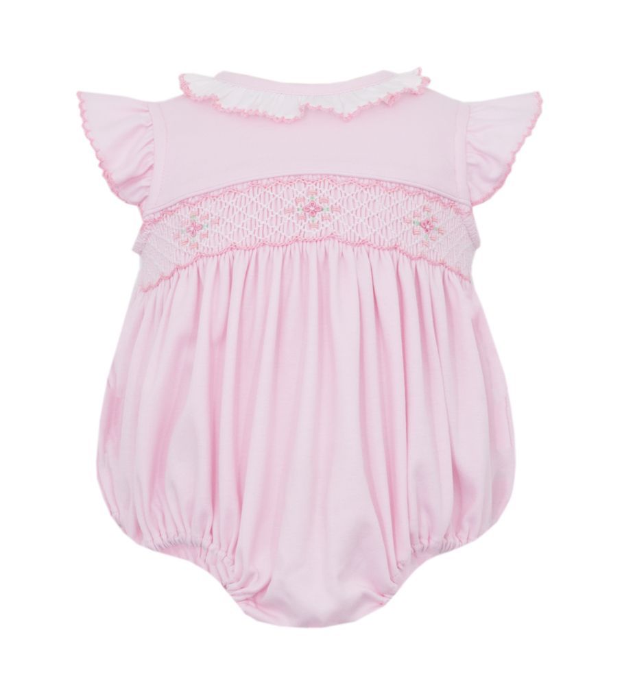 Pink Knit Bubble Romper