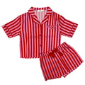SUNSHINE SOCIETY: KIDS SILKY CHRISTMAS CLUB SHORT SLEEVE PANT SET