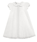 MARCO & LIZZY: WHITE ALL WHITE BABY GIRL GOWN