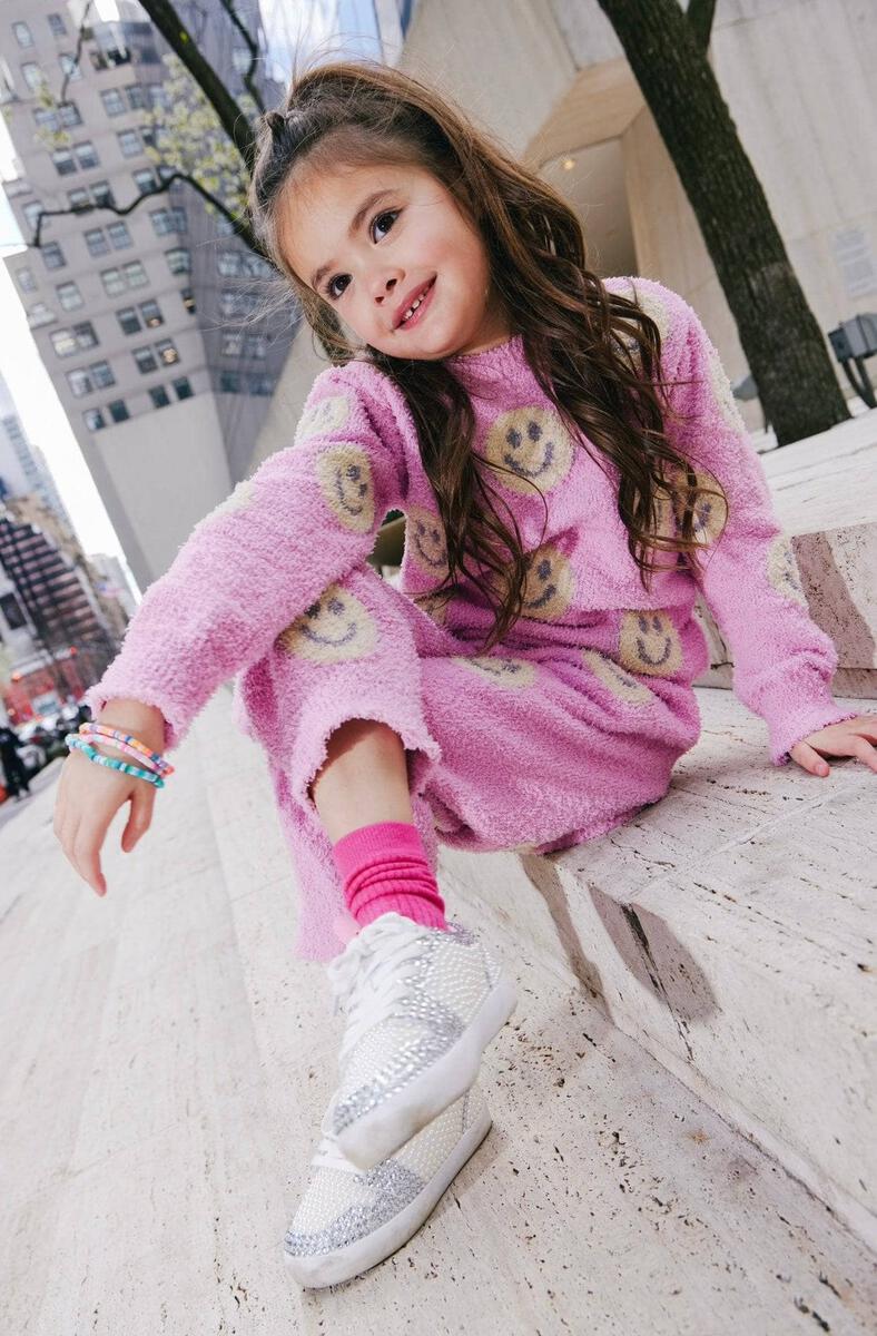 Lola & the boys : Pinky Fuzzy Smiley Emoji Set