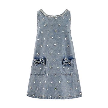 Bow Denim Dress