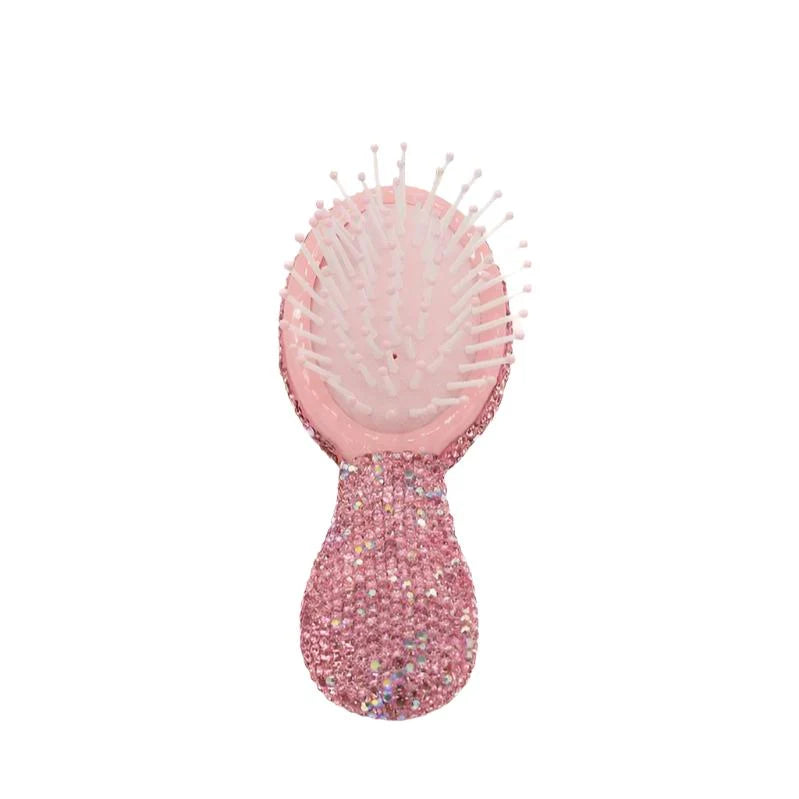 BARI LYNN: SMALL CRYSTAL HAIR BRUSH