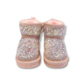 Doe A Dear Pink Mini Star Sequin Boots