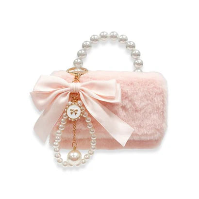 DOE A DEER : PINK BOW CHARM PURSE