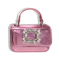 DOE A DEAR : PINK RHINESTONE BAG