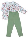 MARCO & LIZZY: FALL MUSHROOM LEGGING SET