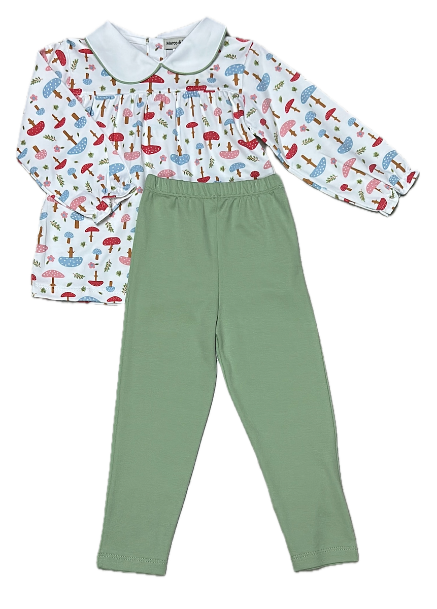 MARCO & LIZZY: FALL MUSHROOM LEGGING SET