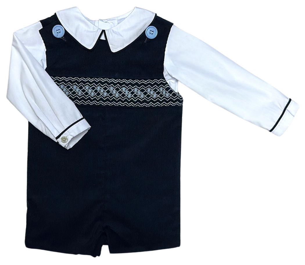 MARCO & LIZZY: LONDON SMOCKED BOY'S SET