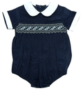 MARCO & LIZZY: LONDON BOY'S SMOCKED BUBBLE