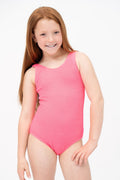 TWEENSTYLE : Hot Pink Crinkle One Piece Swimsuit