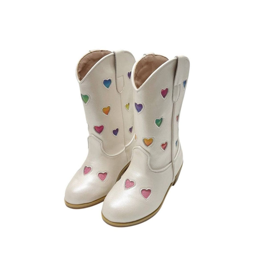 Lola & the boys : Pastel Ombre Hearts Cowgirl Boots