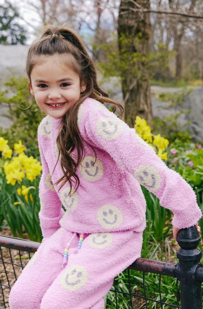 Lola & the boys : Pinky Fuzzy Smiley Emoji Set